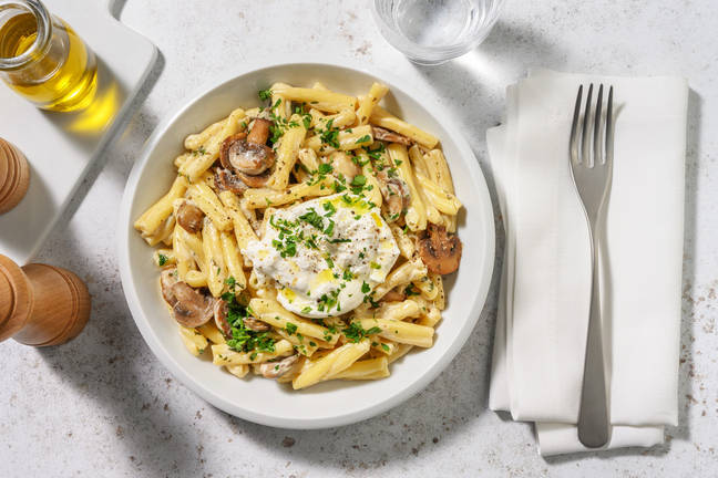 Casarecce forestière saveur truffe & burrata