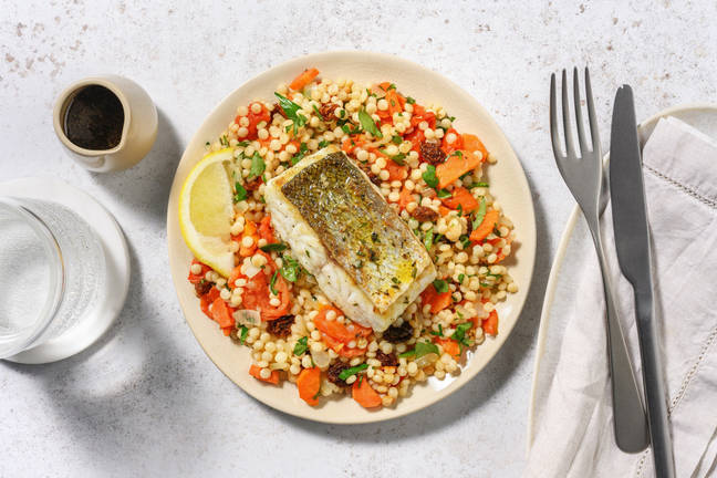 Filet de barramundi & sauce aux herbes