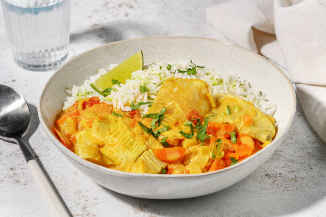 Curry coco de lieu façon Moqueca