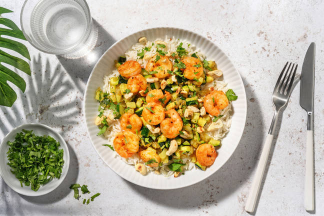 Crevettes poêlées & beurre parfumé aux épices