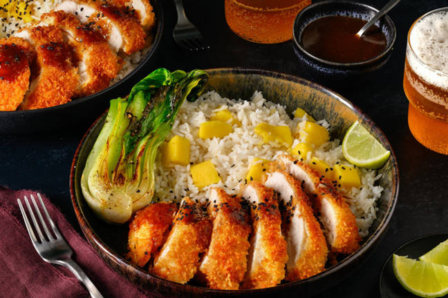 Yangnyeom - pollo fritto alla coreana e riso al mango