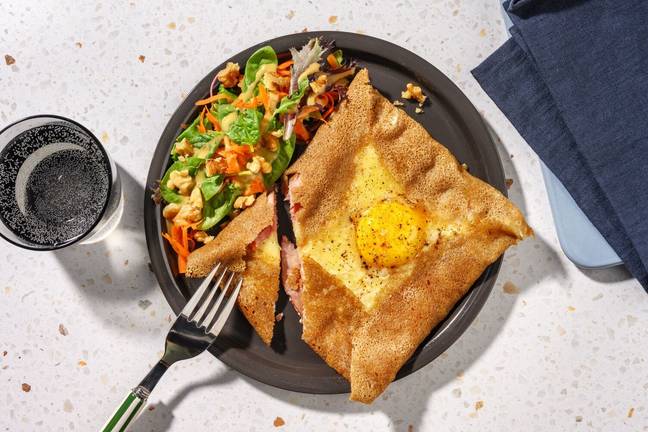 Galette bretonne complète au jambon & gouda