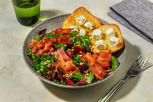 La Chèvre Chaud : betterave & bacon