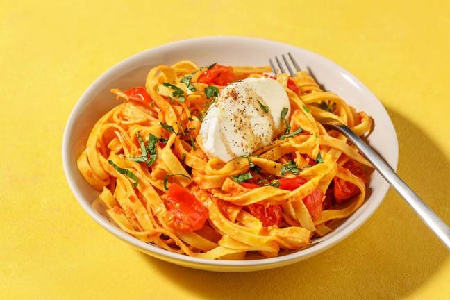 Tagliatelle minute au pesto rosso & basilic