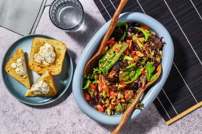 La Chèvre : bacon & toast de chèvre au thym