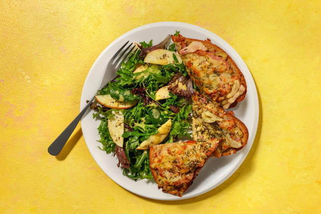 Tartines rustiques flash : cantal AOP & lardons