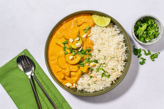 Golden curry courgettes & coco