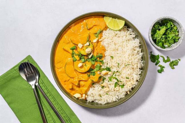 Golden curry courgettes & coco