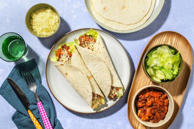 Burrito au porc mariné à la mexicaine