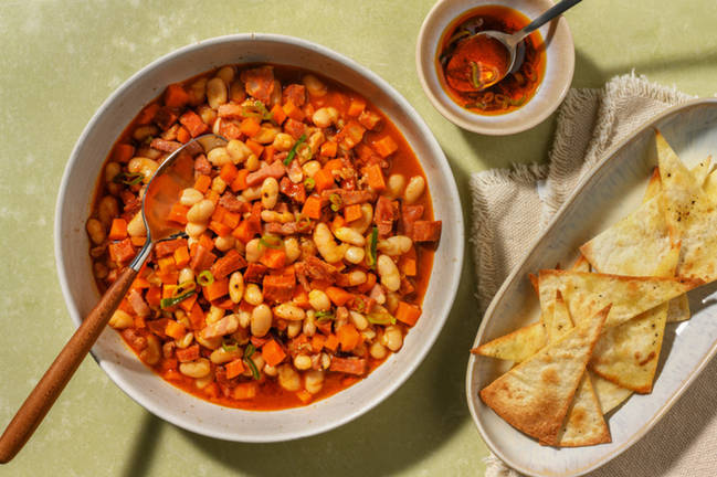 Soupe au chorizo façon locro argentin