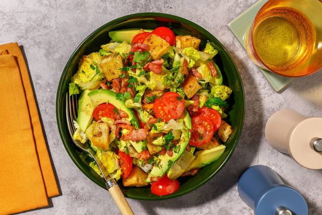 La Yankee : lardons grillés, avocat & sucrine