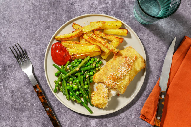 Crispy Cod and Gochujang Mayo