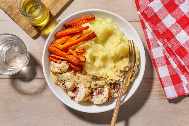Ballotines de poulet au prosciutto du comptoir