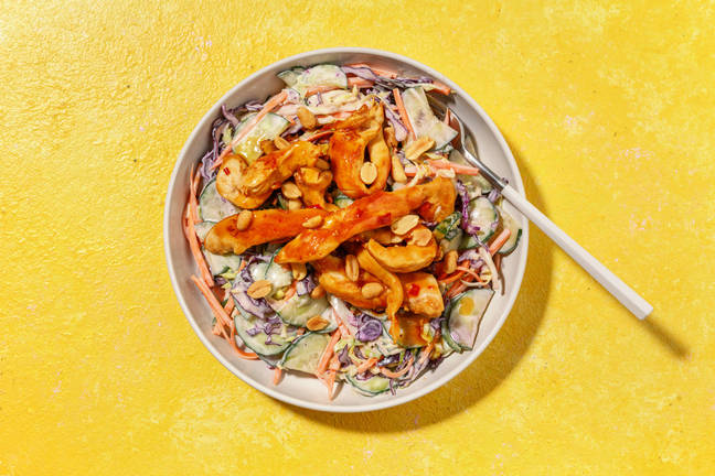 Salade Top Chrono : poulet laqué à l'asiatique