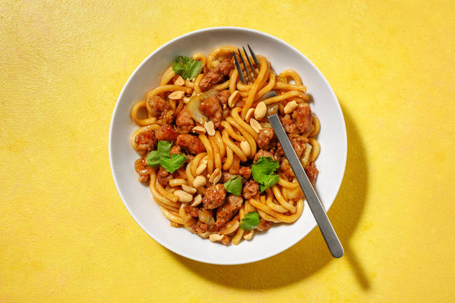 Udon express au porc & chou chinois