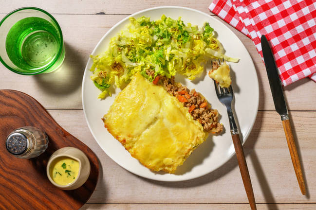 Hachis de l'auberge : raclette & porc haché