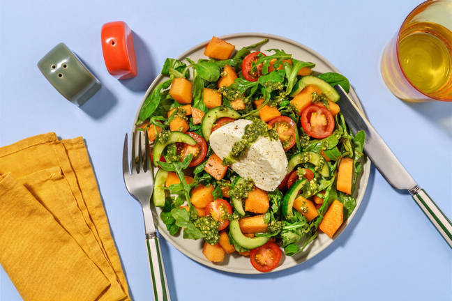 La Rafraîchissante : mozza, tomate & melon