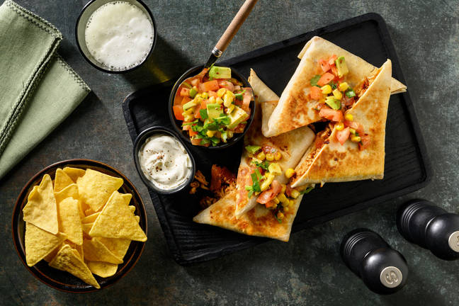 Ostefylte kyllingenchiladas