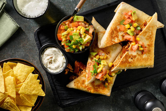 Ostefylte kyllingenchiladas