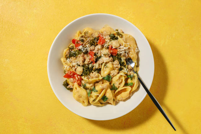 Lättlagad toscansk fläskfärspasta