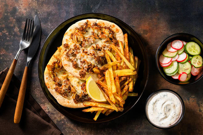 Ultimate Cheesy Chermoula Lamb Manoush