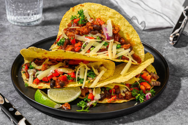 Cheesy taco's met kip