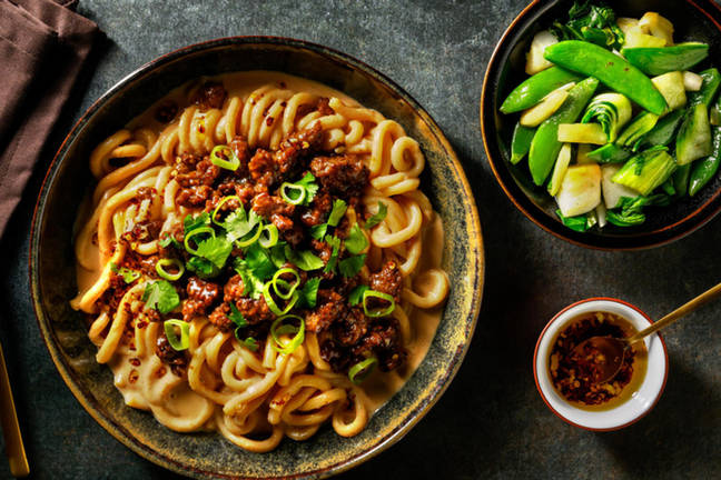 Japansk 'tantanmen'-ramen
