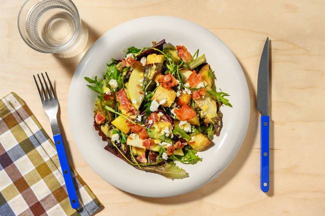 Honey Dijon Bacon, Potato and Apple Salad