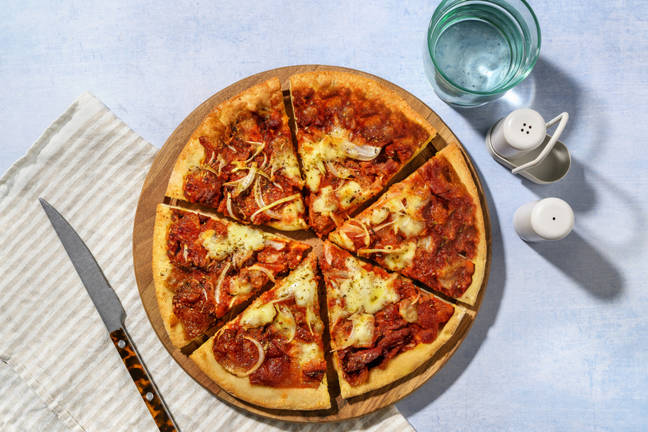 La Veggie: pizza con boloñesa de heura