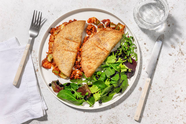 Beef and Beany Quesadillas