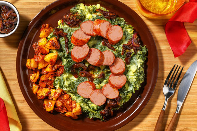 Saucisse fumée et stoemp de la Saint Nicolas