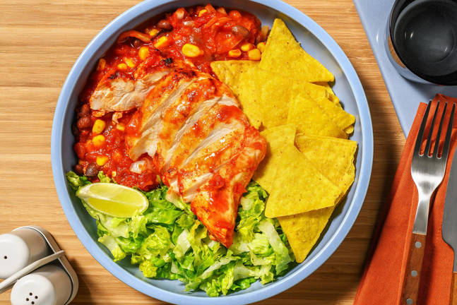Mexican Bake mit würzigem Hähnchen