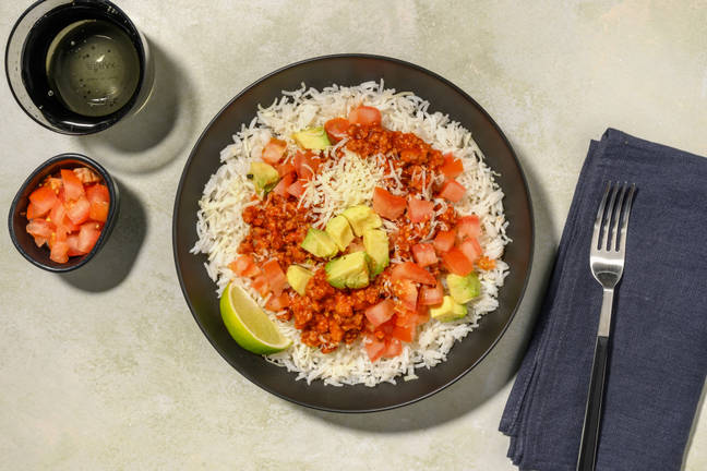 Speedy Cajun Pork Rice Bowl
