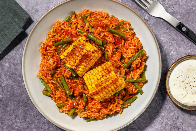 One Pan: Pikante Reispfanne nach Jambalaya-Art