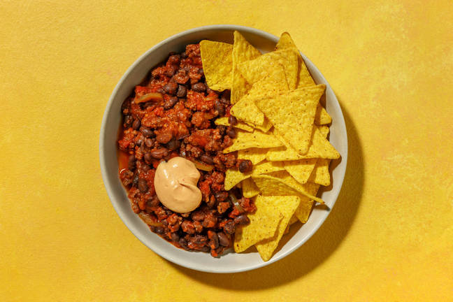Black bean chili con carne