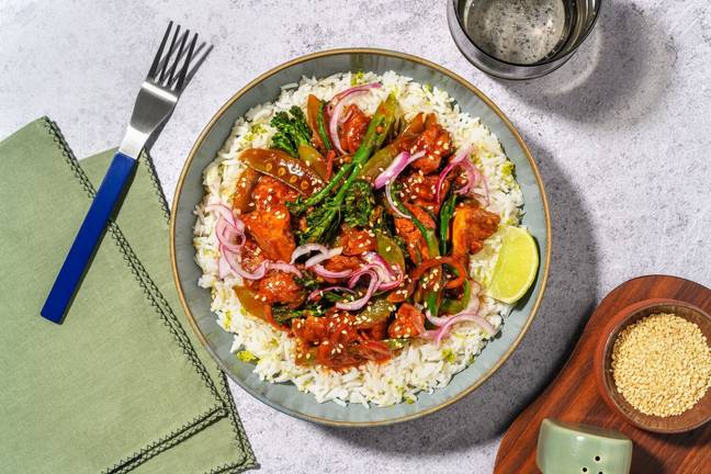 Gochujang Tofu Rice Bowl