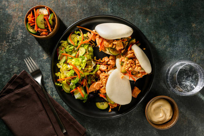 Gua bao : brioches taïwanaises au poulet