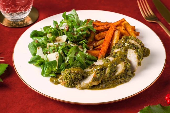 Filet mignon de porc en croûte de pistaches