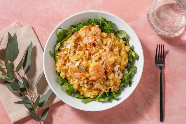 La Spéciale Maman : risotto crevettes & chorizo