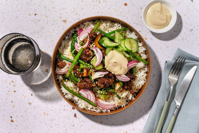 Japansk oksekødsbowl