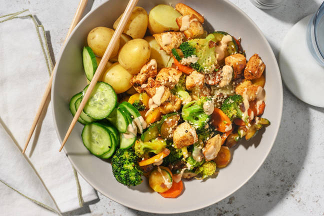 Turkey Stir-Fry with Bulgogi Dressing
