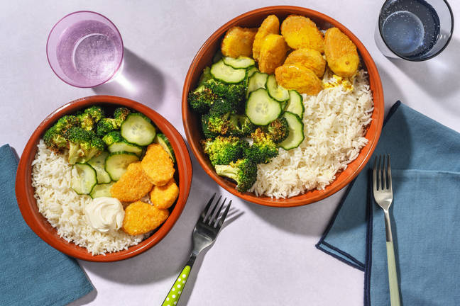 Japansk katsubowl på vegonuggets