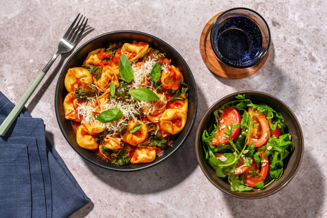 Tortelloni en sauce tomate & Parmegiano Reggiano