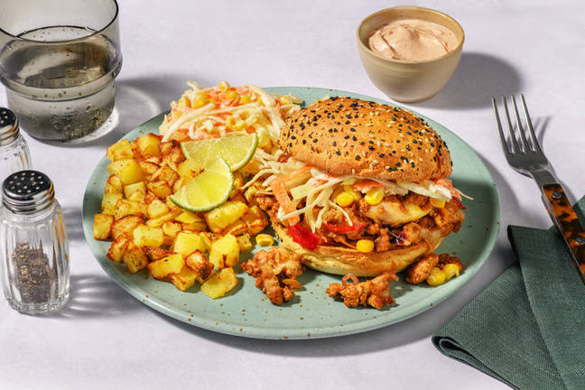 Smokey Tex-Mex 'Sloppy Joe' met chipotle-mayonaise