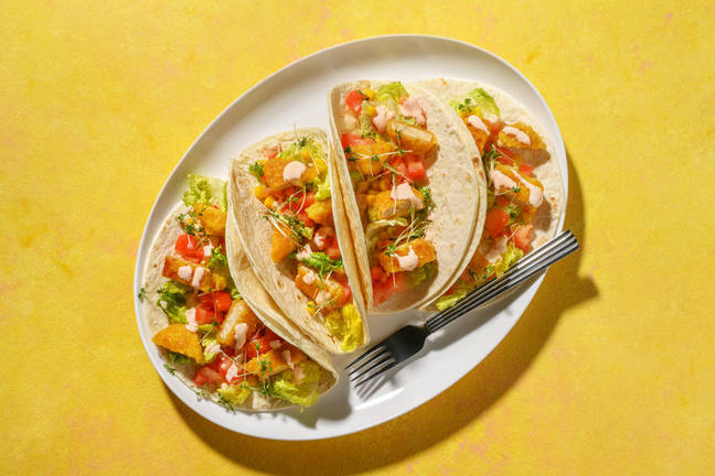 Snabba cajuntacos på vegonuggets