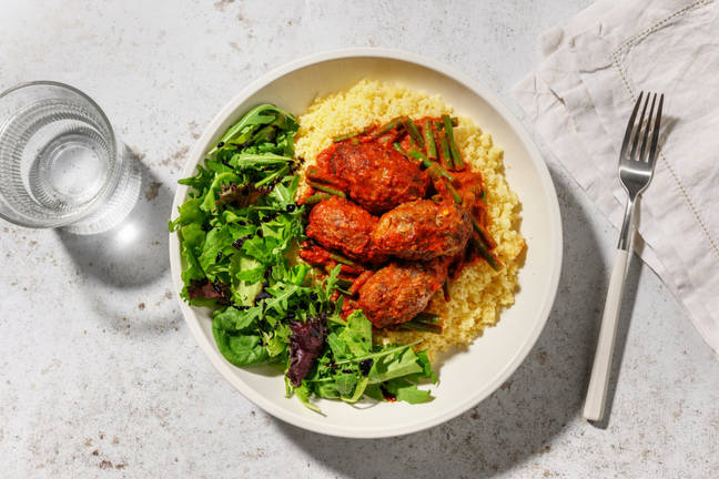 Lamb Koftas in Harissa Sauce