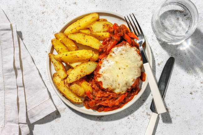 Kipcheeseburger op z'n Italiaans