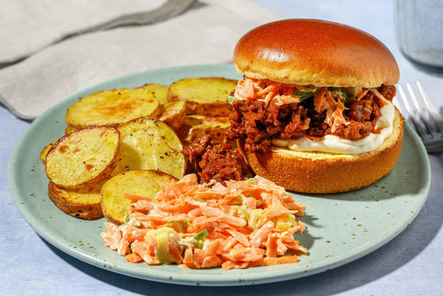 Sloppy Joe Burger mit Hackfleisch vom Weiderind