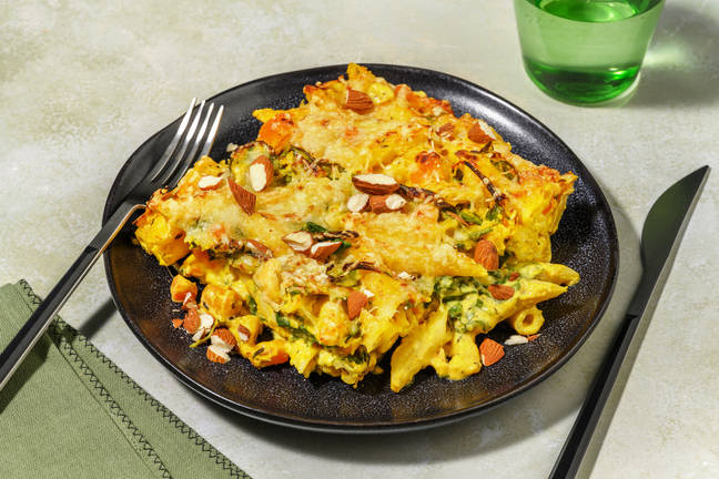 Gratin de pâtes au potimarron