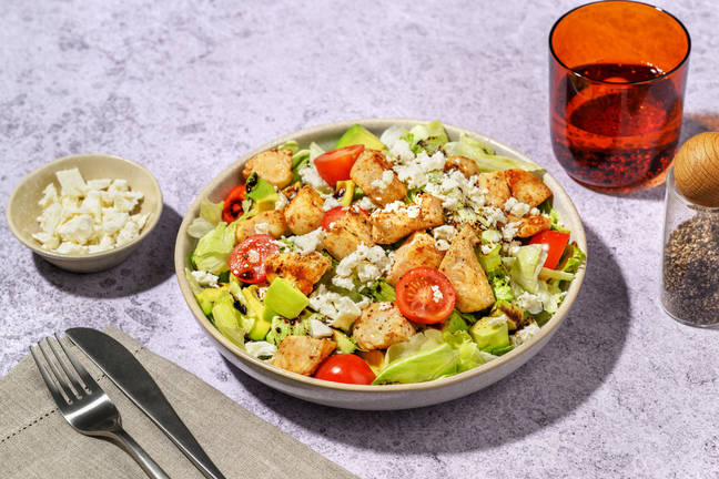 Chicken,  Avo and Goat's Cheese Salad